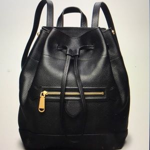 Annabel Ingall Nico Backpack in Black Leather